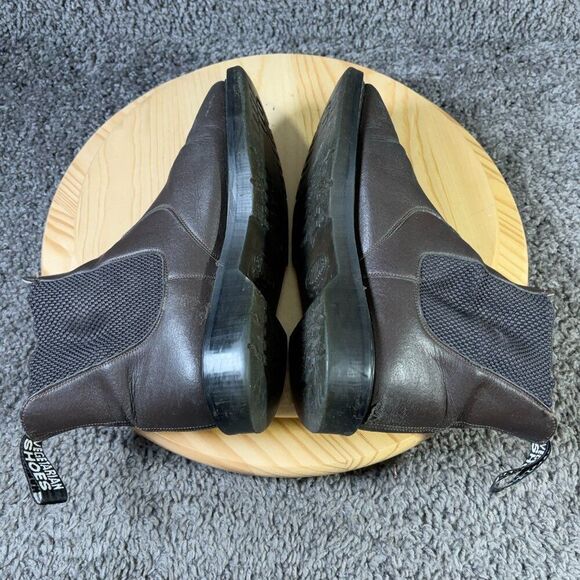 Solovair Dealer Chelsea Boots Mens Sz 9 Brown Vegetarian Leather Made in England main image 7